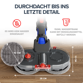 Electric mop attachment suitable for Dyson V7/ V8/ V10/ V11/ V15